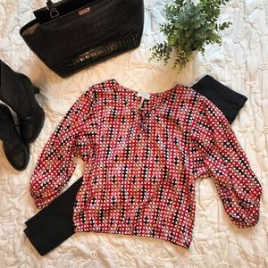 Laundry by Shelli Segal Chic Patterned Top